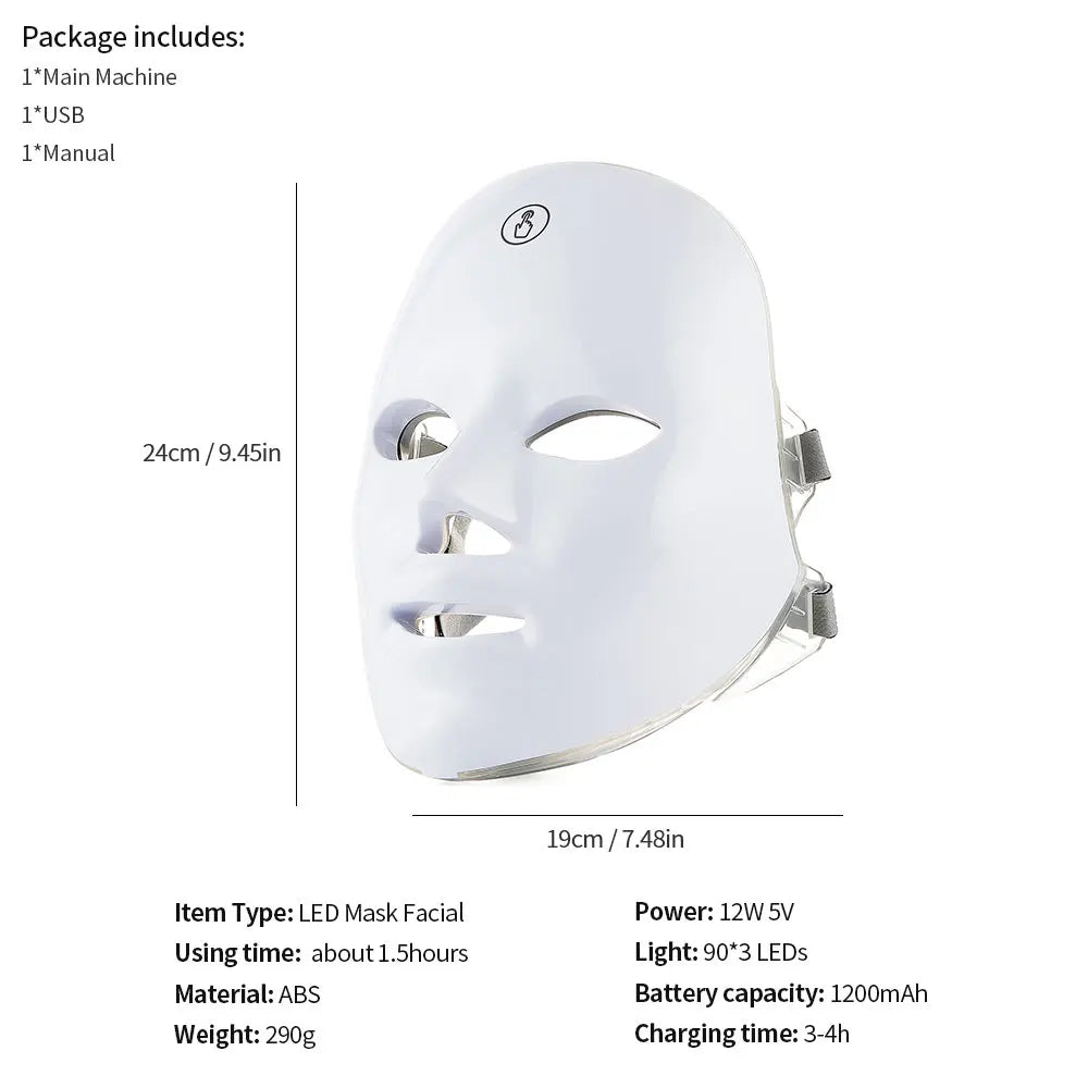 LED Face & Neck Rejuvenation Mask