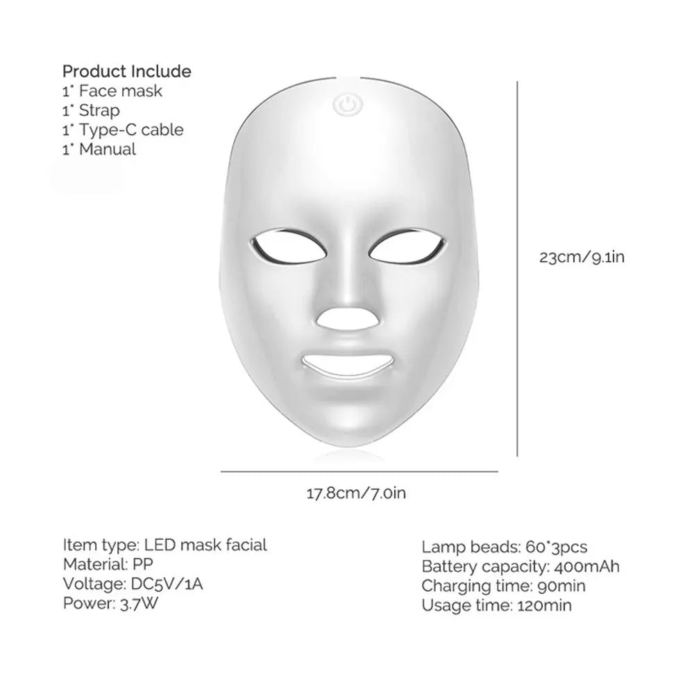LED Face & Neck Rejuvenation Mask